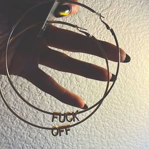 Fashion Nova Potty Mouth Earrings